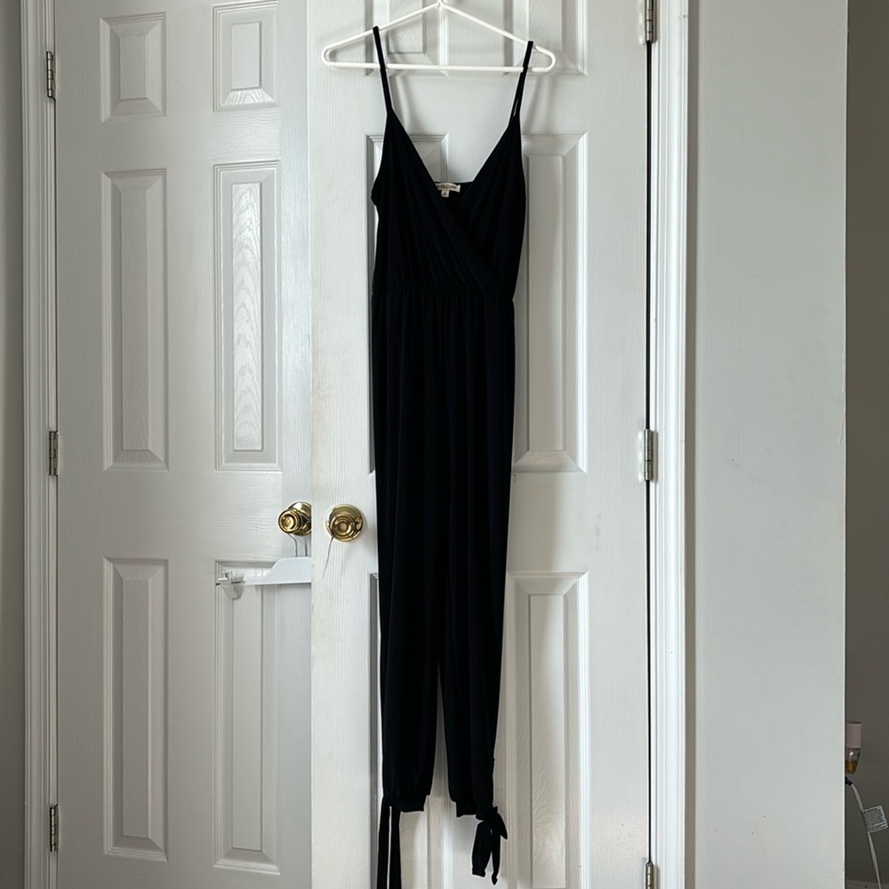 black jumpsuit